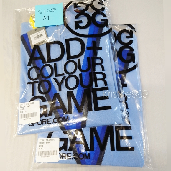 G/Fore Triple V Quarter Zip Merino Wool Sweater Baja Blue NWT M L Golf - Picture 2 of 3